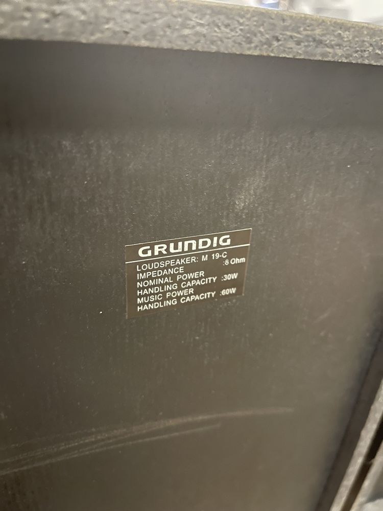 Kolumny Głośniki Grundig Loudspeaker M 19-C 30 W