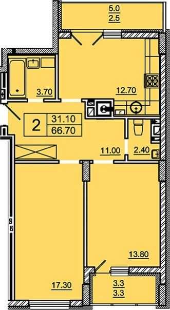 Продаж 2х кімнатної квартири з ремонтом по вул. Під Голоском