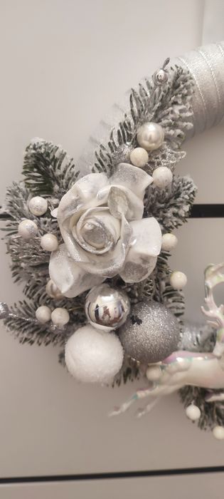 Новогодний венок декор новый год, новорічний вінок декор новий рік