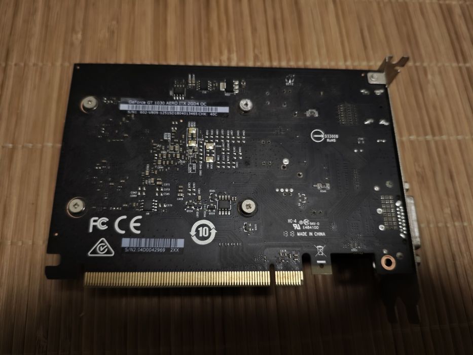 placa MSI GeForce GT 1030 AERO ITX 2G OC (peças)