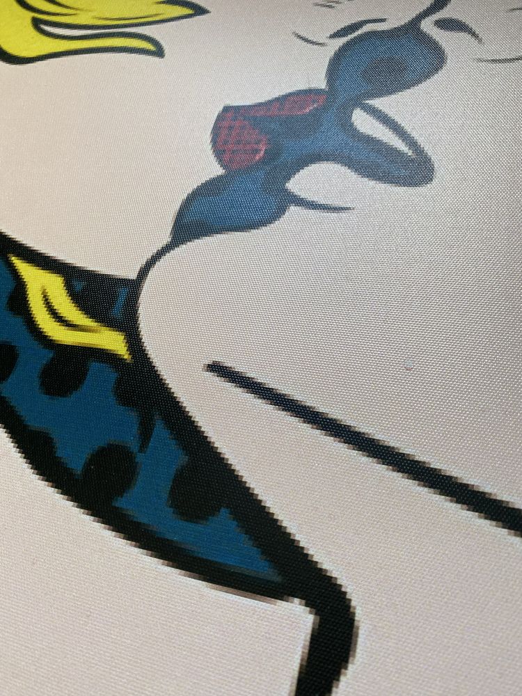 Wydruk pop art, antyrama, obraz