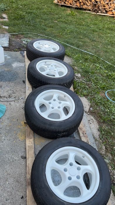 Aluminiowe Felgi 5x112 r15 7j et35 z oponami zimowymi