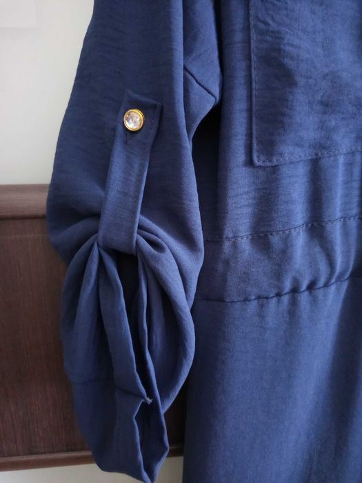 Sukienka granatowa 3/4 M/L