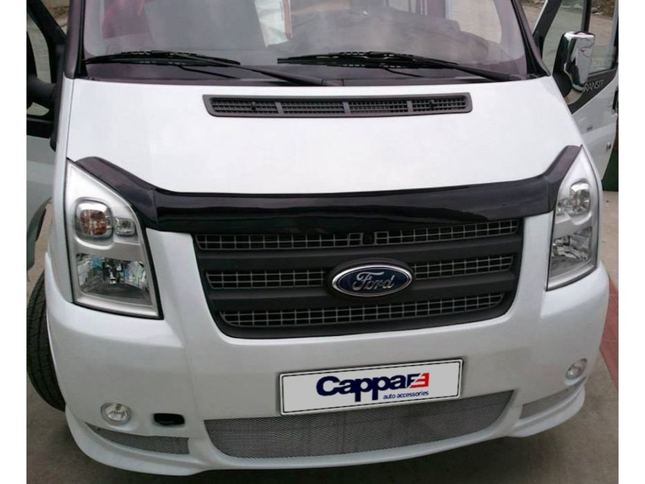 Ford Transit 2006-2014 Дефлектор капота (мухобойка) EuroCap