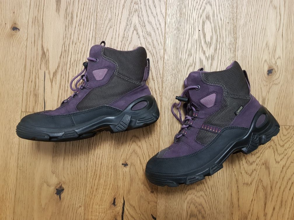 ECCO Speedlace Buty zimowe 32 wkł. 21 cm Śniegowce Gore-Tex Skóra