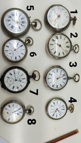 7 Relógios de bolso (Leia a Descrição)