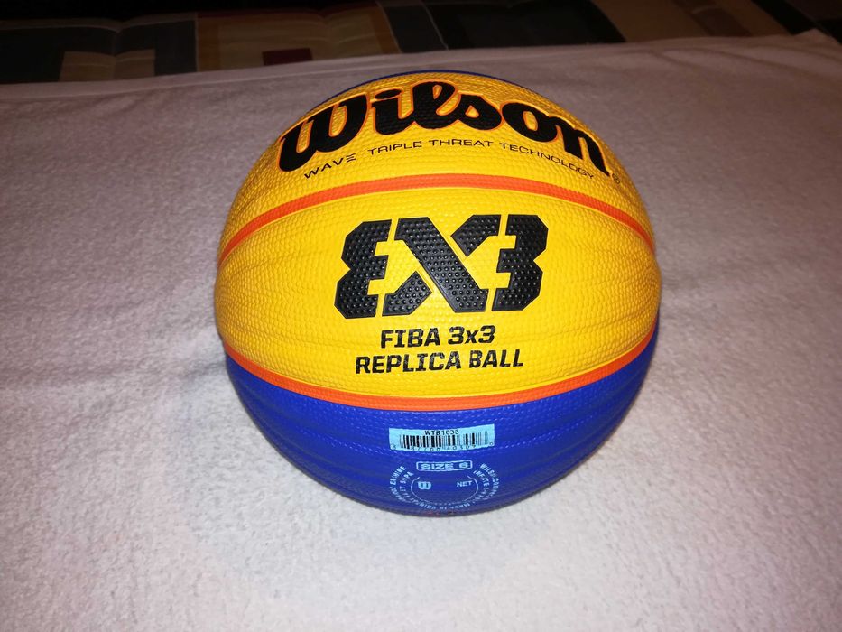 bola de basquetebol wilson fiba 3x3 replica ball oficial (nova)