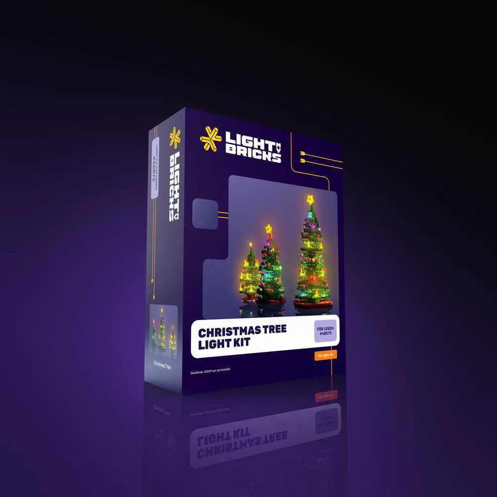 Light My Bricks 2.0 Light Kit LEGO Árvore de Natal NOVO
