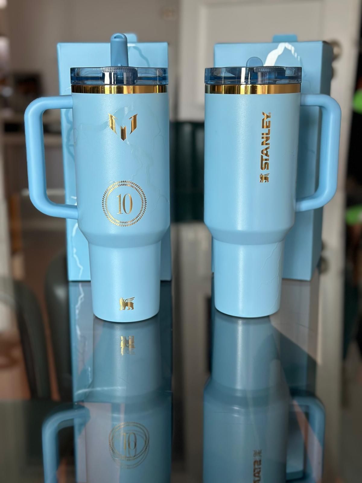 Copo com canudo Messi x Stanley 1913 Quencher® ProTour Flip | 1,18 L