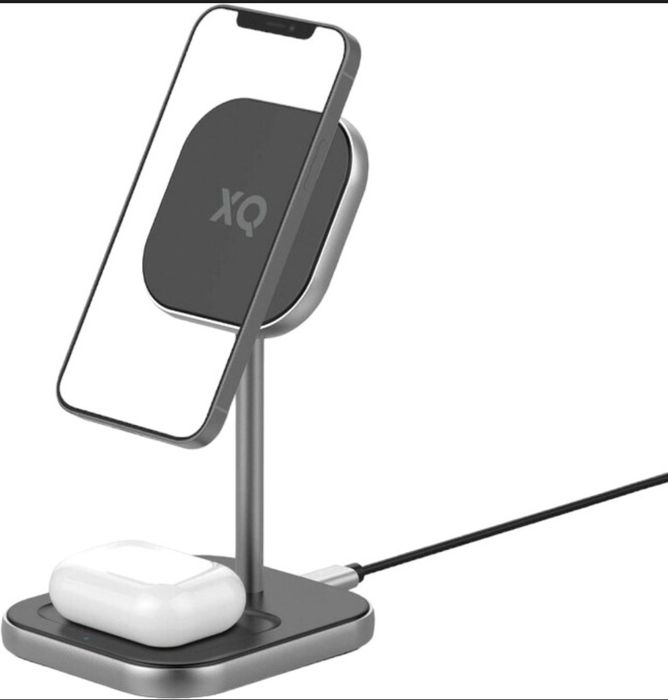 Бездротова зарядна станція Xqisit NP Charging Station 2 in 1