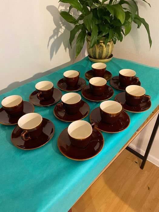 Villeroy & Boch filiżanka i spodek do espresso, vintage, lata 60-70