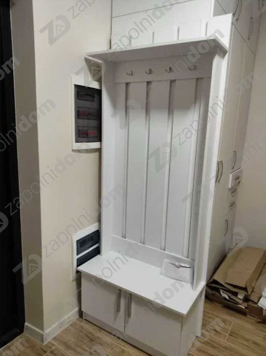 Мебель в прихожую, Прихожая шкаф купе, тумбы для обуви, вешалки