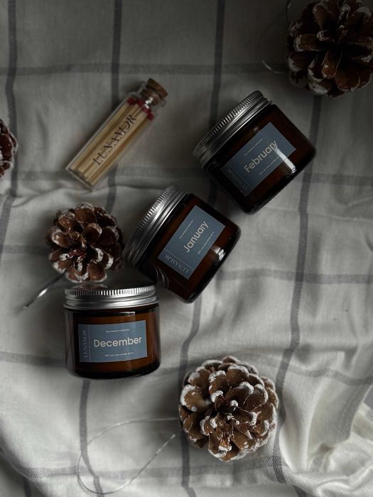 Зимовий набір аромасвічок