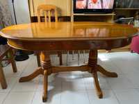 Vende-se conjunto de mesa de jantar e cadeiras