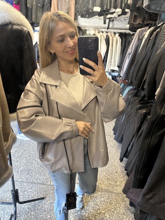 Кожана курточка великі розміри , Косуха, кожаний плащ