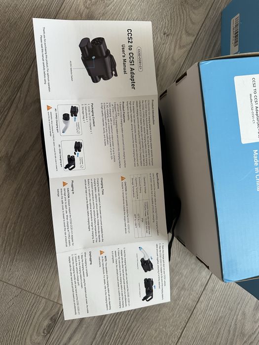 Адаптер перехідник CCS2 to CCS1 400А Найпотужніший Топ переходник