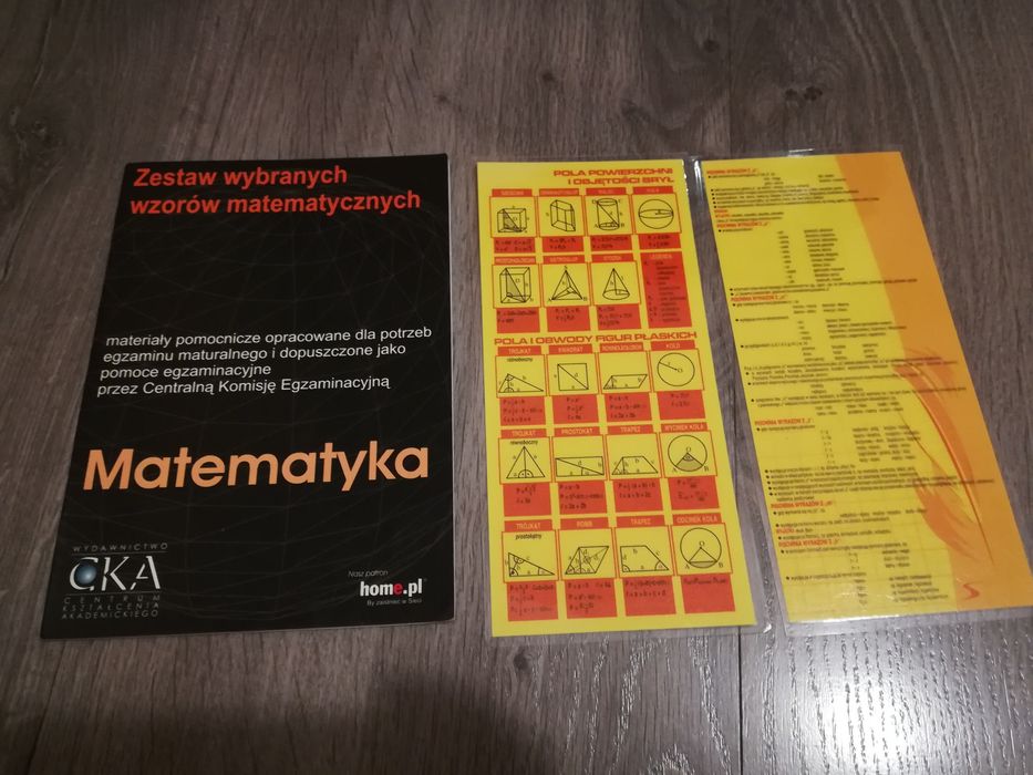 Matematyka - zestaw wybranych wzorów