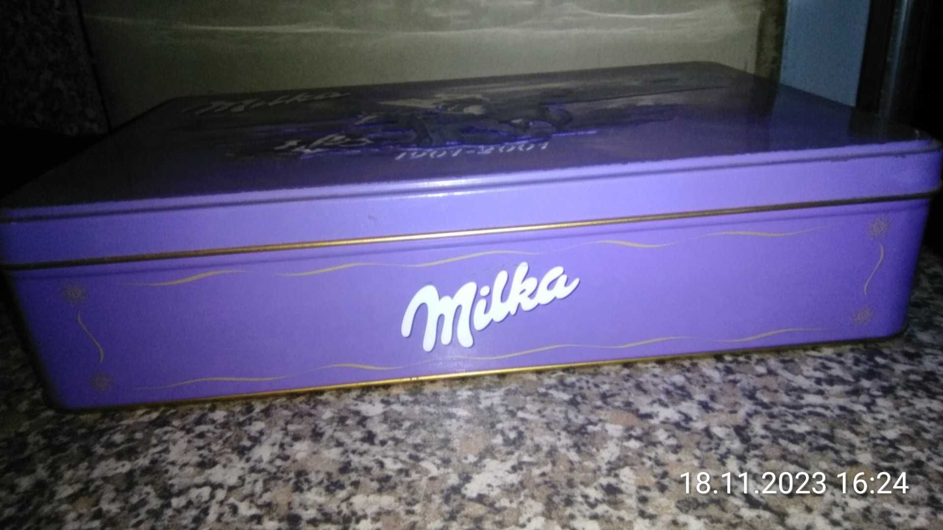 Puszka Milka Limited edition 1901 do 2001 cynowa