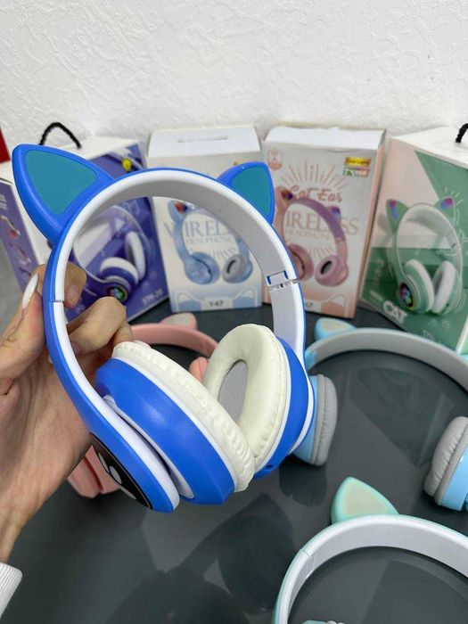 Бездротові БЛЮТУЗ навушники! Навушники з підсвіткою! + МІКРОФОН.