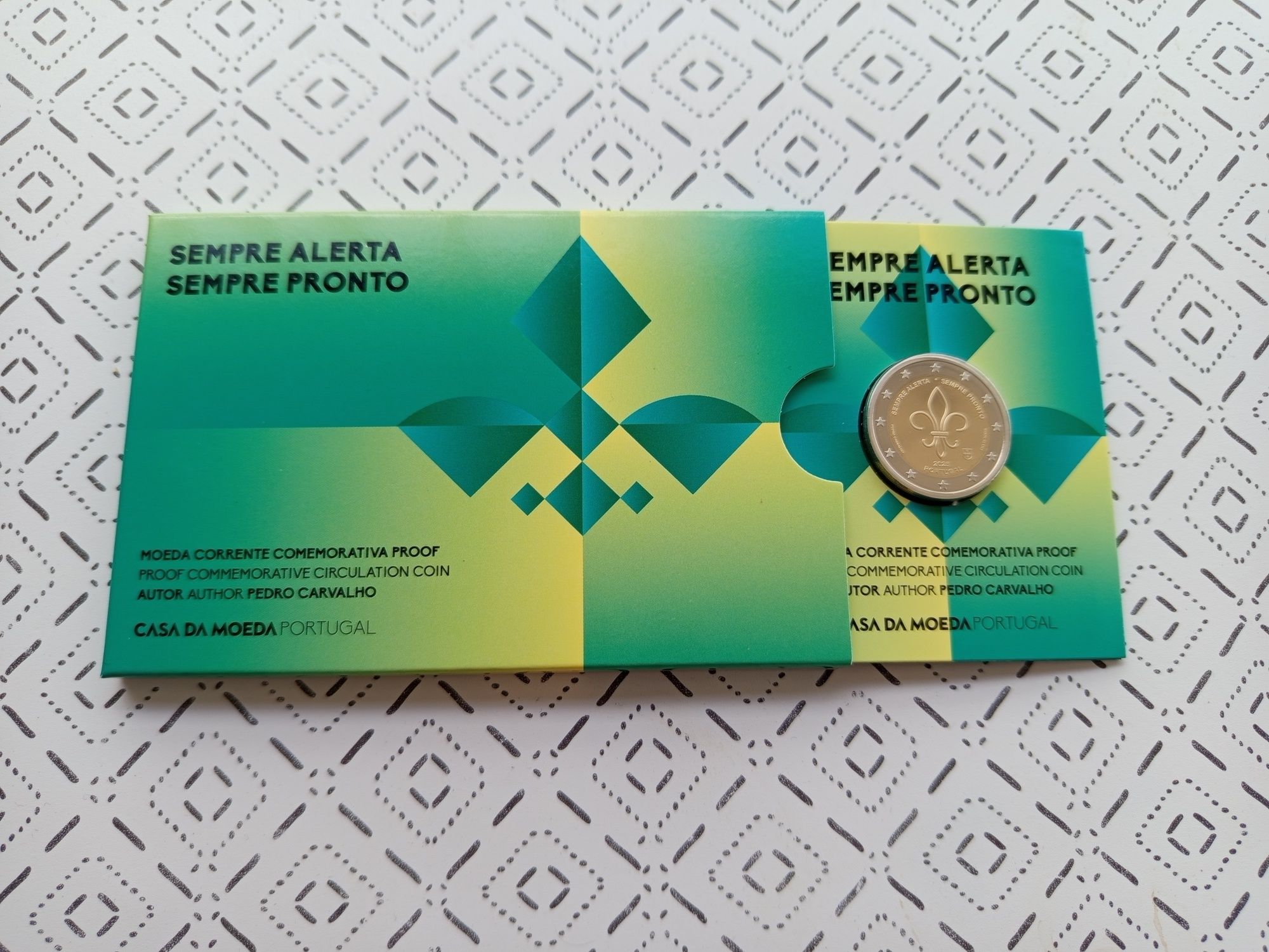 Moeda comemorativa 2€ Sempre alerta. Sempre pronto - Proof.