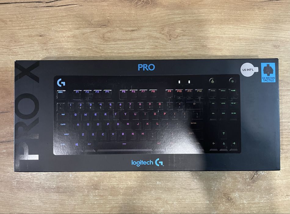 Нова запакована Logitech G PRO X Tactile (коричневі змінні свічі)