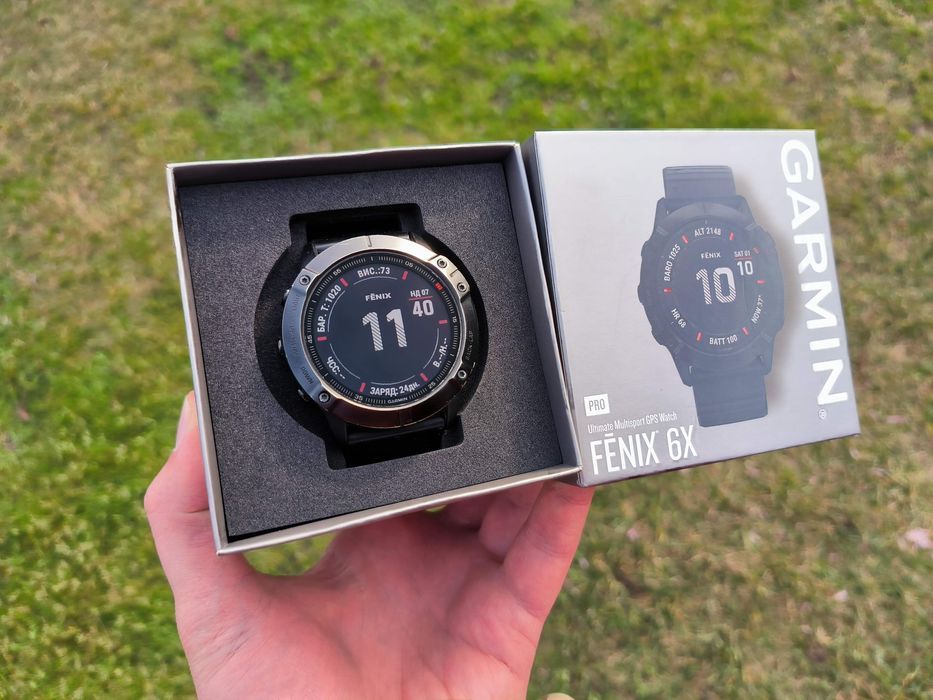 Топовий Garmin Fenix 6 Х PRO 51mm карти, Українська мова, NFC