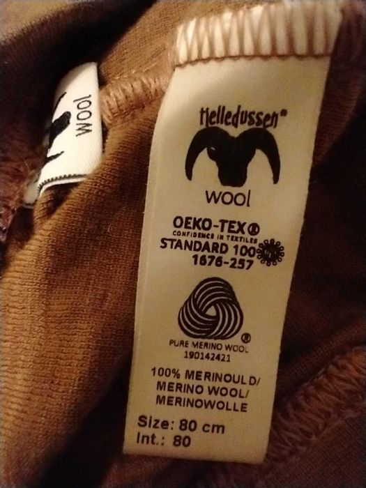 getry termiczne 100% merino R.80