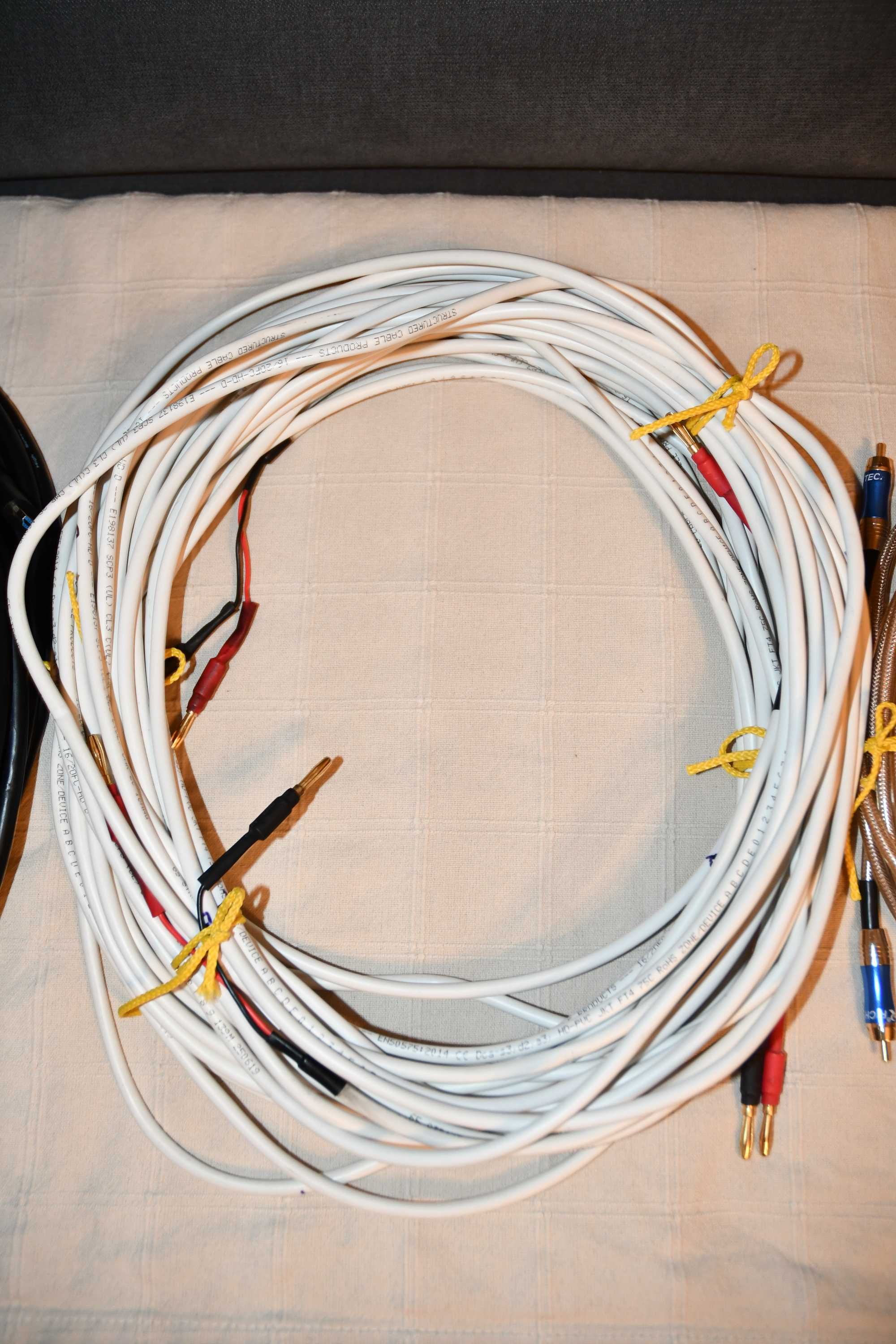 Zestaw kabli kino domowe przewody 5.1 + HDMI kina domowego za 1000zł