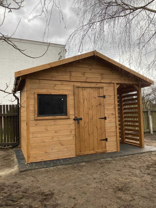 Domek narzędziowy Domek drewniany Drewutnia