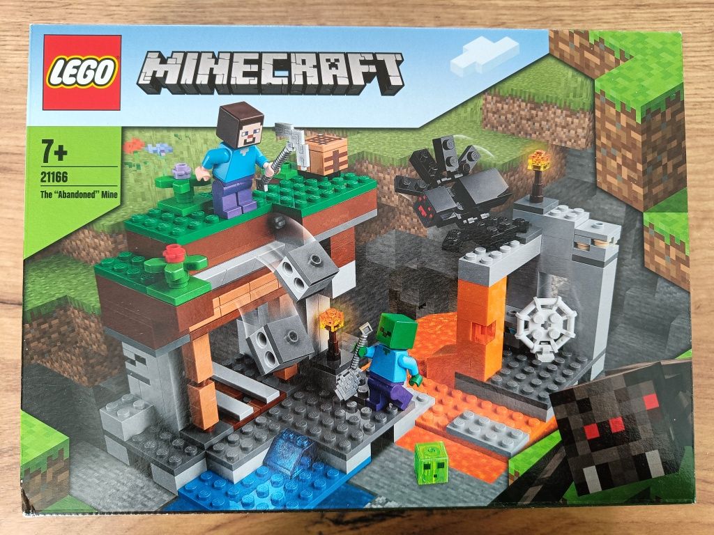 Klocki LEGO Minecraft 21166 opuszczona kopalnia, NOWE