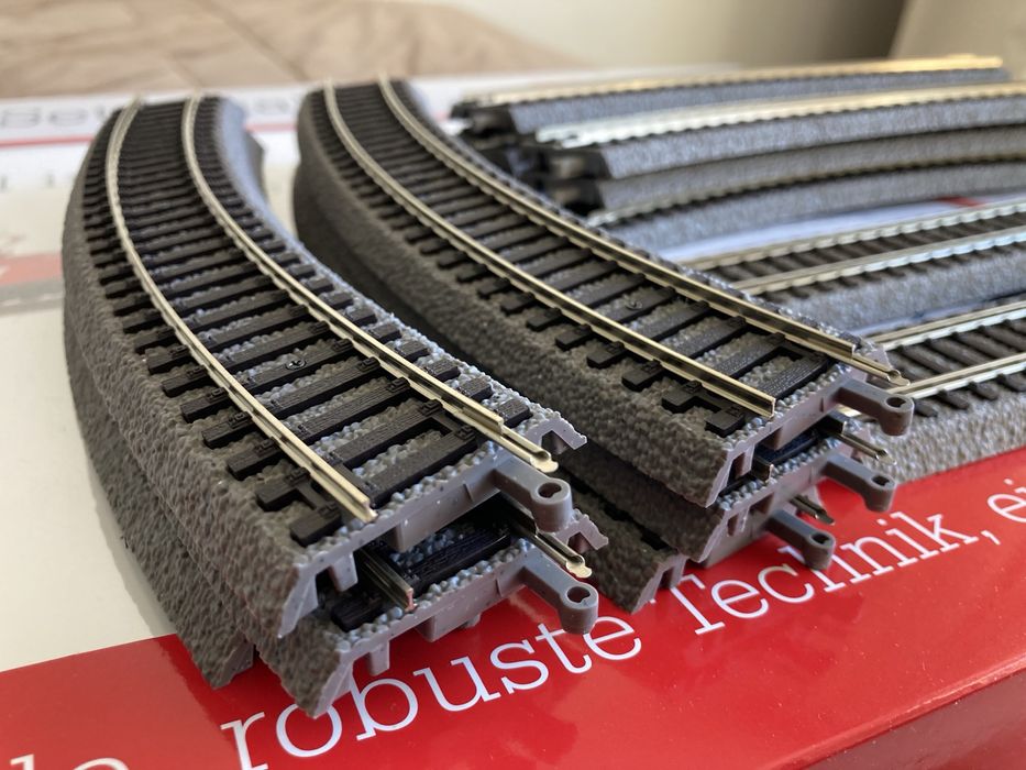 Рельсы на призме набор А. PIKO A-Gleis. Железная дорога НО.