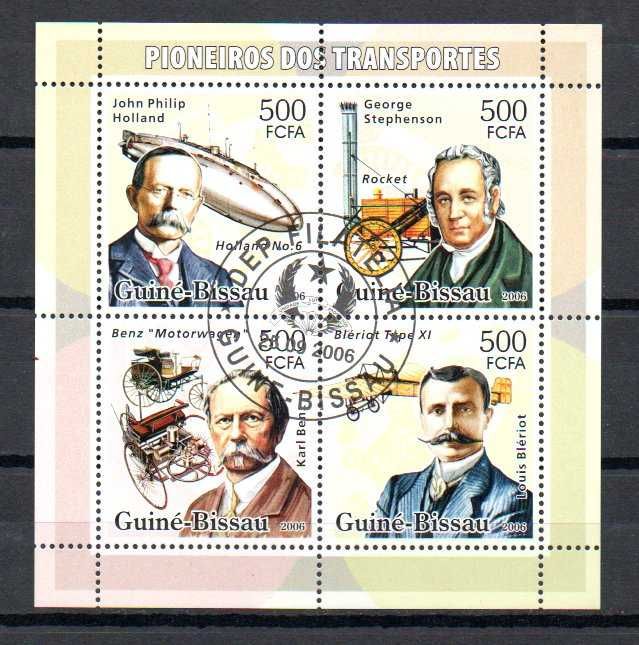 Znaczki Gwinea - Bissau - transport blok