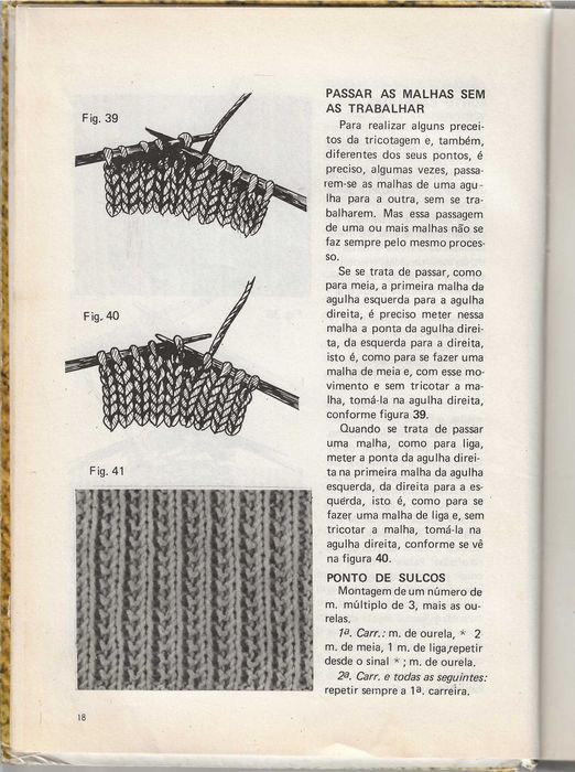 Tricotar à Mão e à Máquina