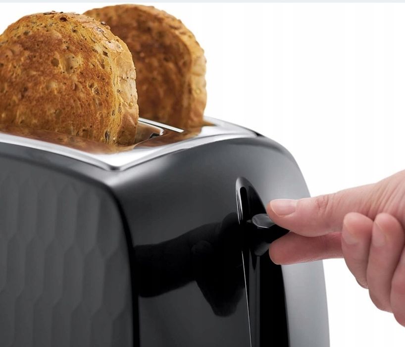 Toster Russell Hobbs Honeycomb Black  2 Tosty Grzanki Czarny