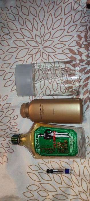 Męski zestaw perfum +woda po goleniu+ talk perfumowany+ próbka zestaw