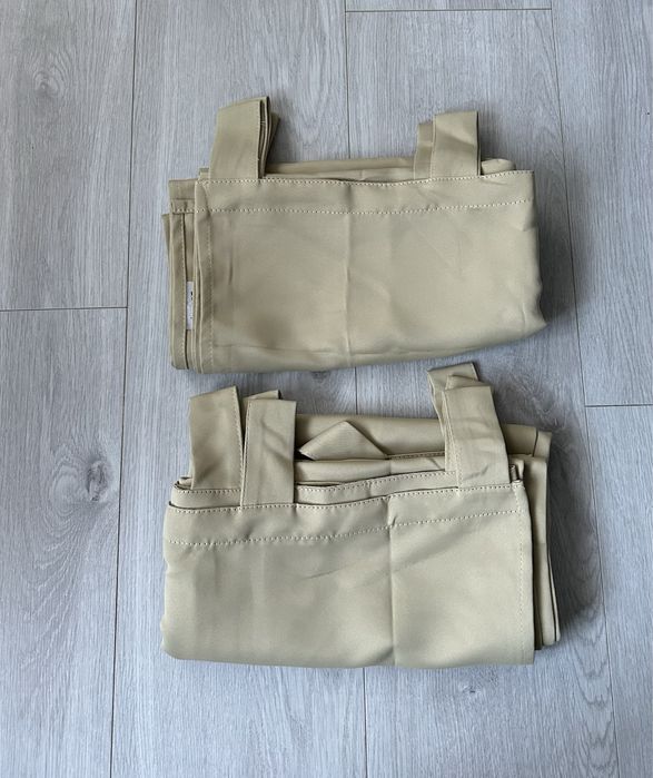 2 Zasłony 140x175cm. Zaciemniające Zasłony Termiczne Z Szelkami