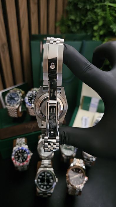 Rolex Datejust, mostrador Ardósia e nomeração Romana