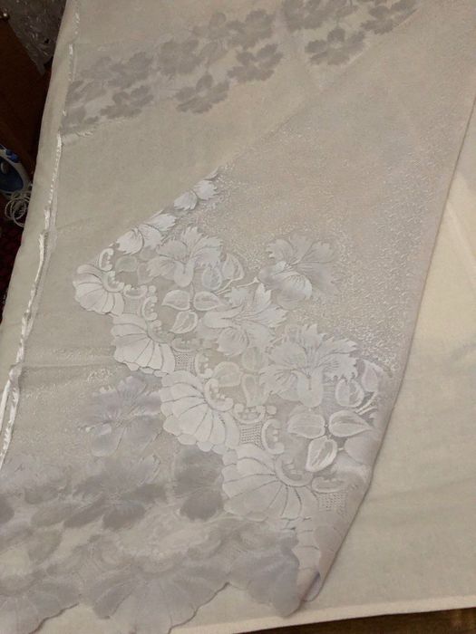 Тюль белая под прищепки 1,9м*2,5м / 1,9*2,1м