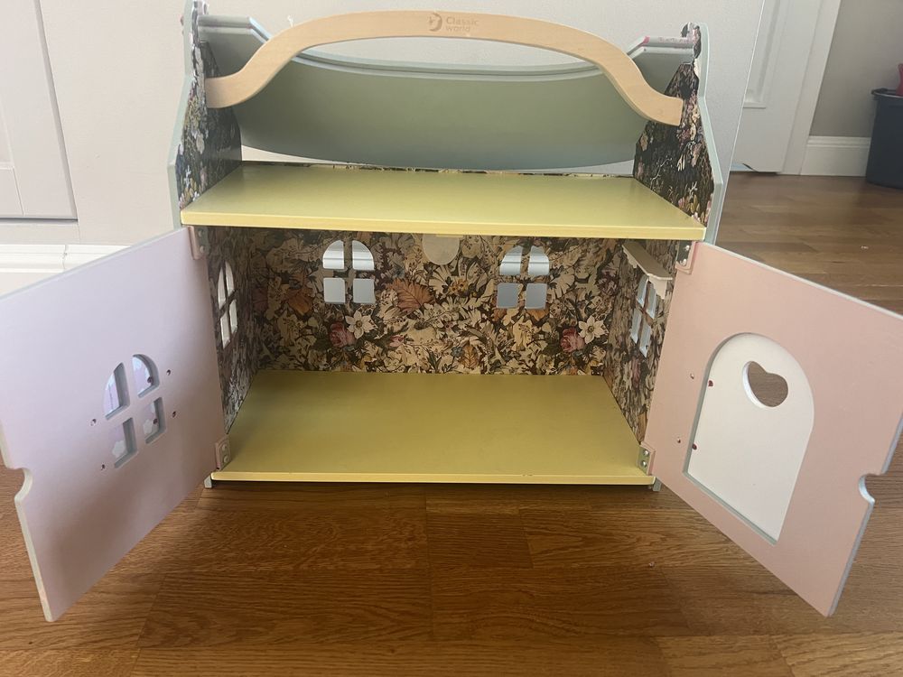 Drewniany domek dla lalek myszek maileg