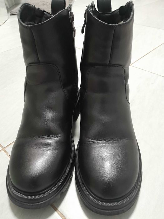 Зимові черевики, натуральна шкіра