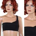 n2 PrettyLittleThing czarny damski top krótka koszulka 38/40 M/L nowy