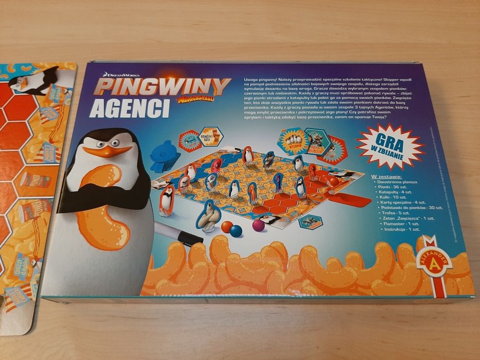 Gra Pingwiny Agenci, Alexander, gra w zbijanie dla całej rodziny