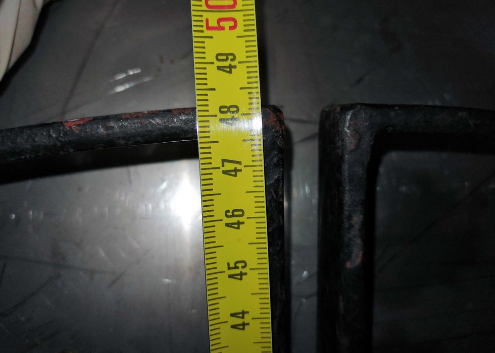 Drzwiczki otwierane kraty stalowe do okienka kominka dekoracji 53 x 48