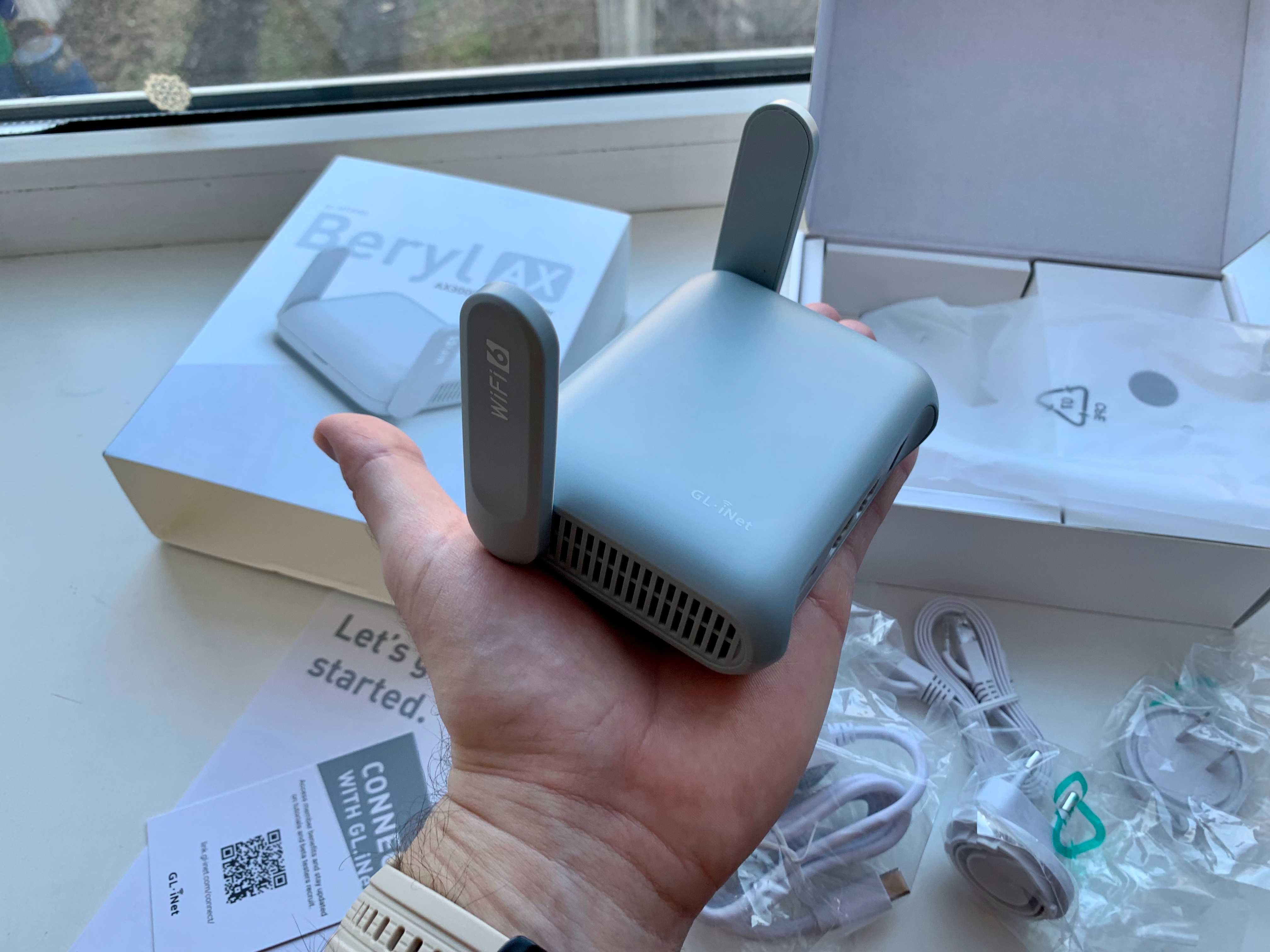 Wi-Fi 6 роутер GL.iNet Beryl AX GL-MT3000 2,5Gbit OpenWRT VPN USB 3.0