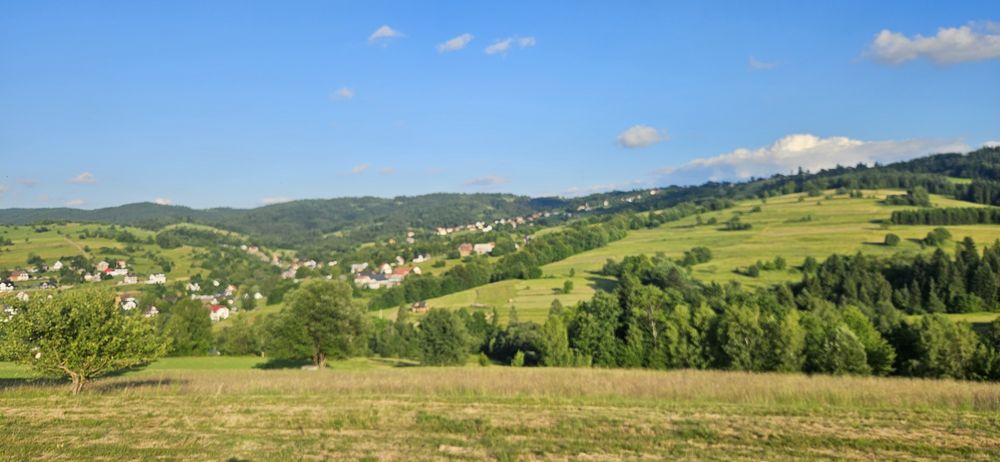 Dzialka rolna częściowo zalesiona widokowa  Rdzawka