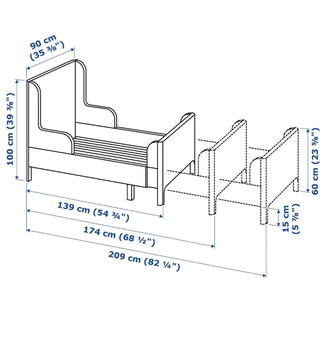 Cama extensivel busunge cor de rosa