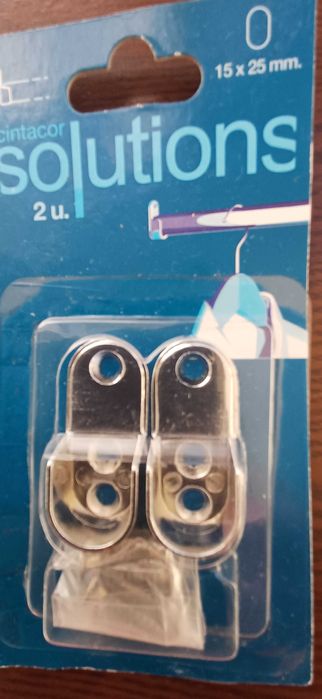 Kit 2 Suportes Laterais Cromado