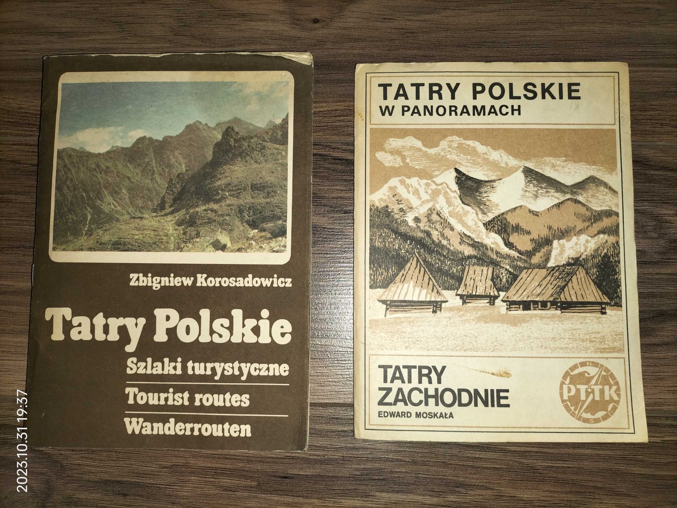 Mapy, plany jaskiń, panoramy Tatry Polskie