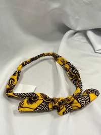 Opaska na głowę handmade z Rwandy, kokarda