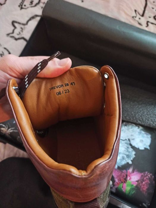 Melvin and Hamilton Trevor 28 buty botki zimowe skórzane vintage retro